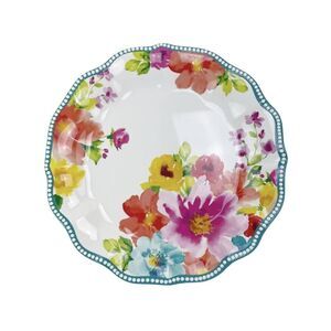 Pioneer Woman Breezy Blossoms Dinner Plate Floral Multicolor Melamine Gift NEW